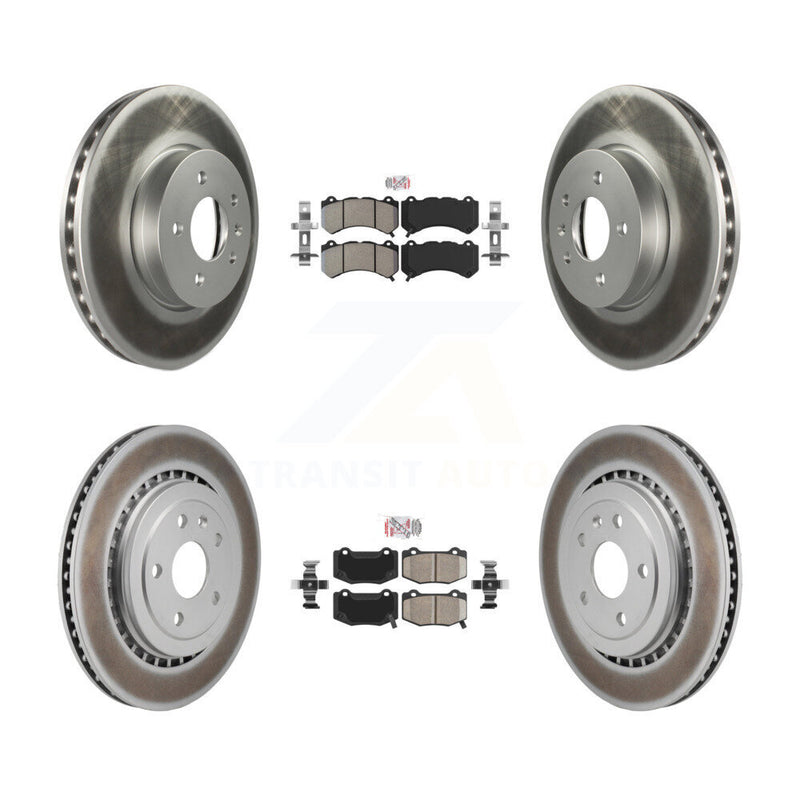 Transit Auto KGA-105967 Disc Brake Kit for 2017-2019 Cadillac ATS - Front and Rear