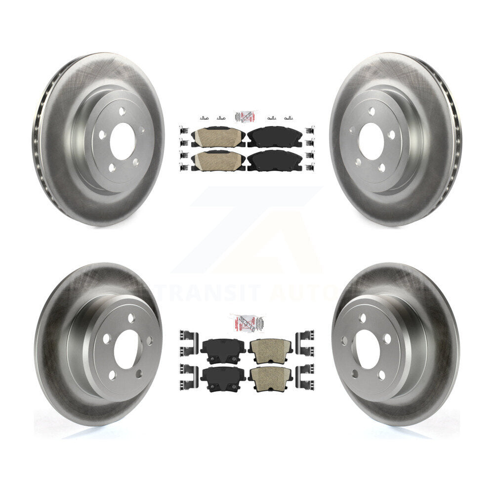 Transit Auto KGA-105968 Disc Brake Kit for 2015-2018 Dodge Charger - Front and Rear