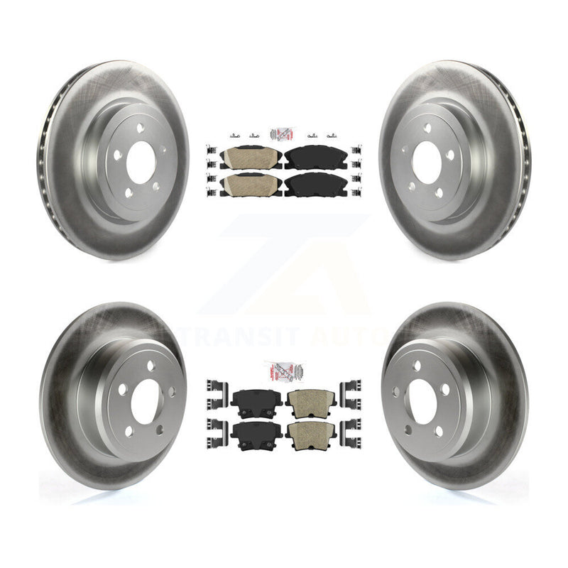 Transit Auto KGA-105968 Disc Brake Kit for 2015-2018 Dodge Charger - Front and Rear