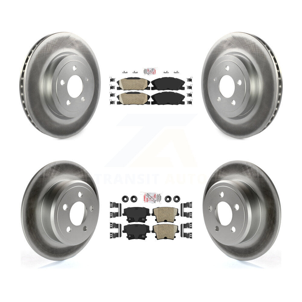 Transit Auto KGA-105969 Disc Brake Kit for 2015-2018 Dodge Charger - Front and Rear