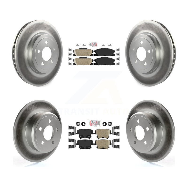 Transit Auto KGA-105969 Disc Brake Kit for 2015-2018 Dodge Charger - Front and Rear