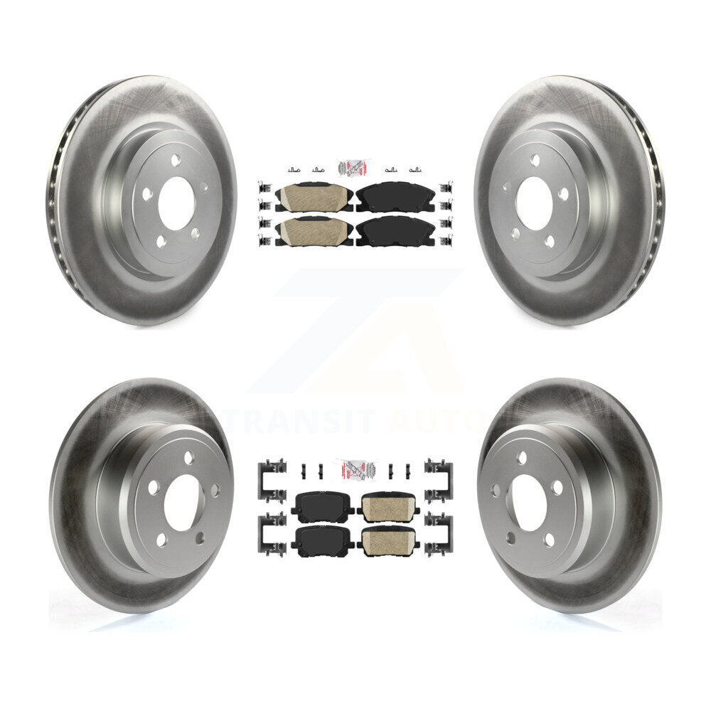 Transit Auto KGA-105970 Disc Brake Kit for 2015-2018 Dodge Charger - Front and Rear