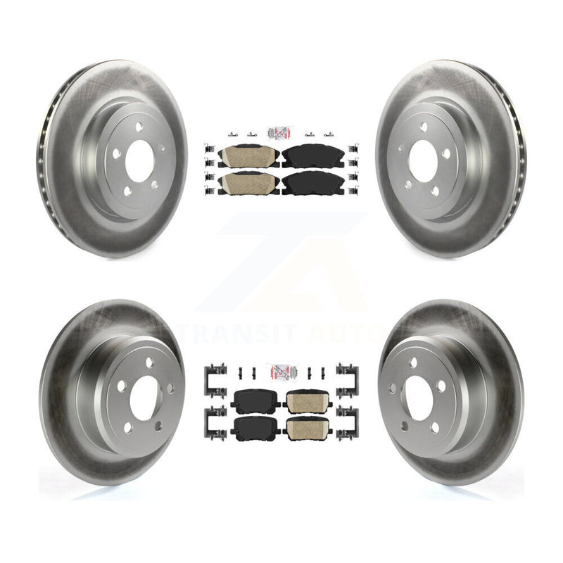 Transit Auto KGA-105970 Disc Brake Kit for 2015-2018 Dodge Charger - Front and Rear