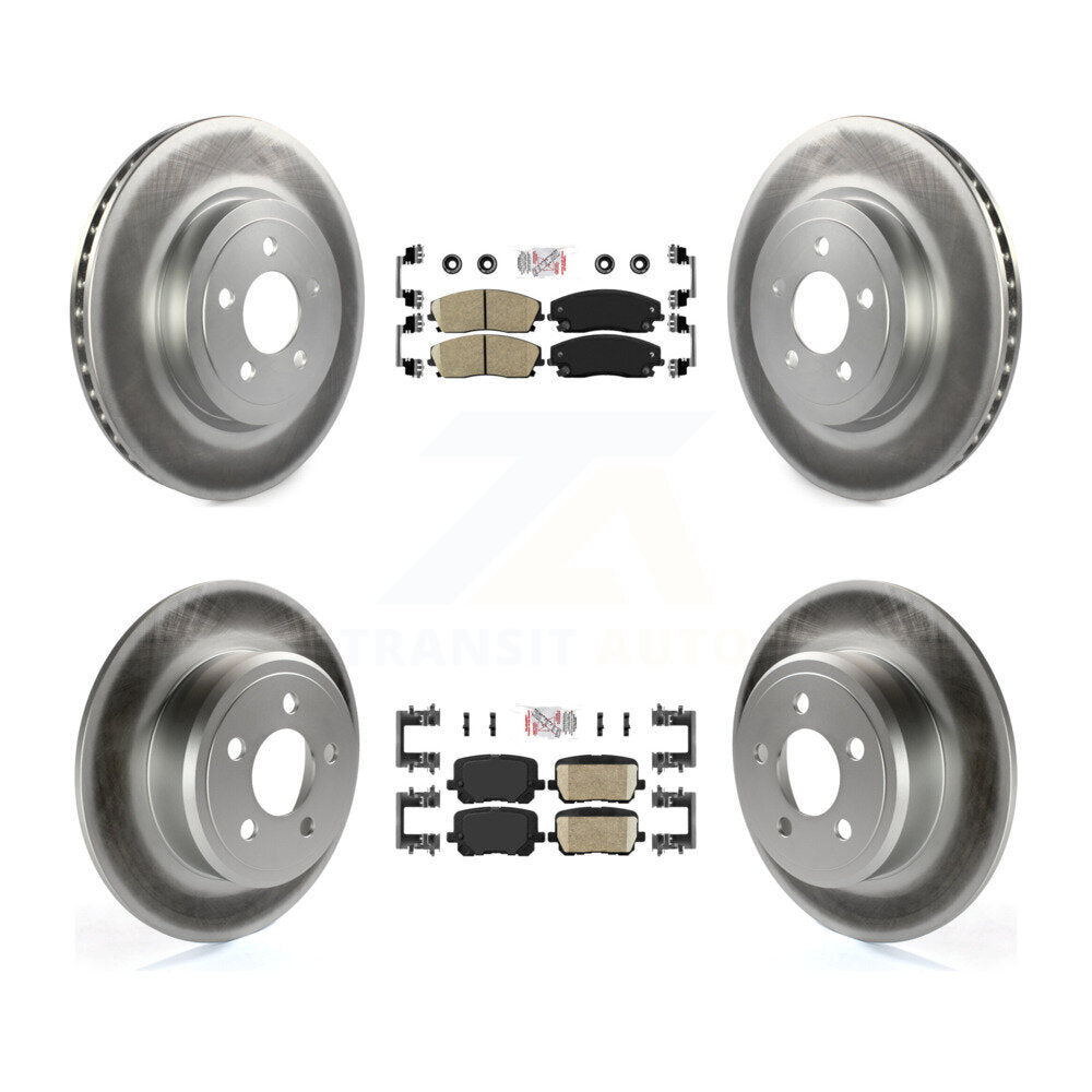 Transit Auto KGA-105971 Disc Brake Kit for 2015-2018 Dodge Charger - Front and Rear