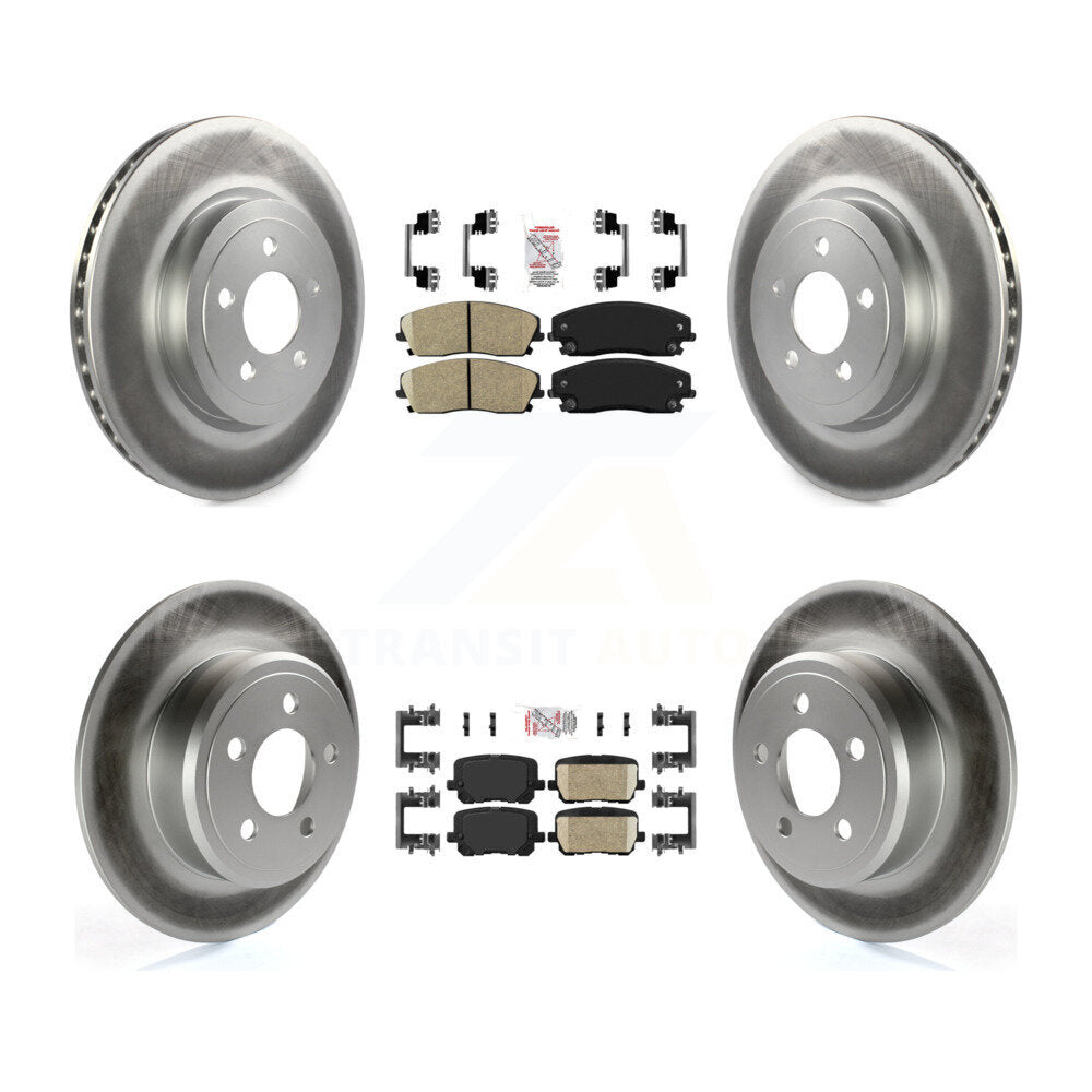 Transit Auto KGA-105972 Disc Brake Kit for 2015-2018 Dodge Charger - Front and Rear