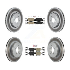 Transit Auto KGA-105973 Disc Brake Kit for 2017-2018 Dodge Charger - Front and Rear