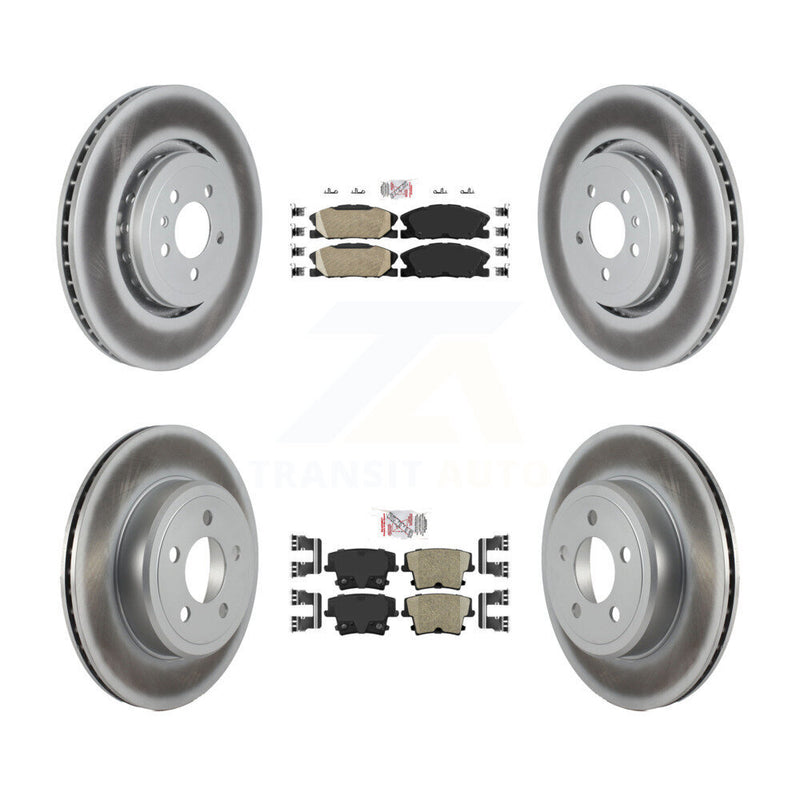 Transit Auto KGA-105973 Disc Brake Kit for 2017-2018 Dodge Charger - Front and Rear