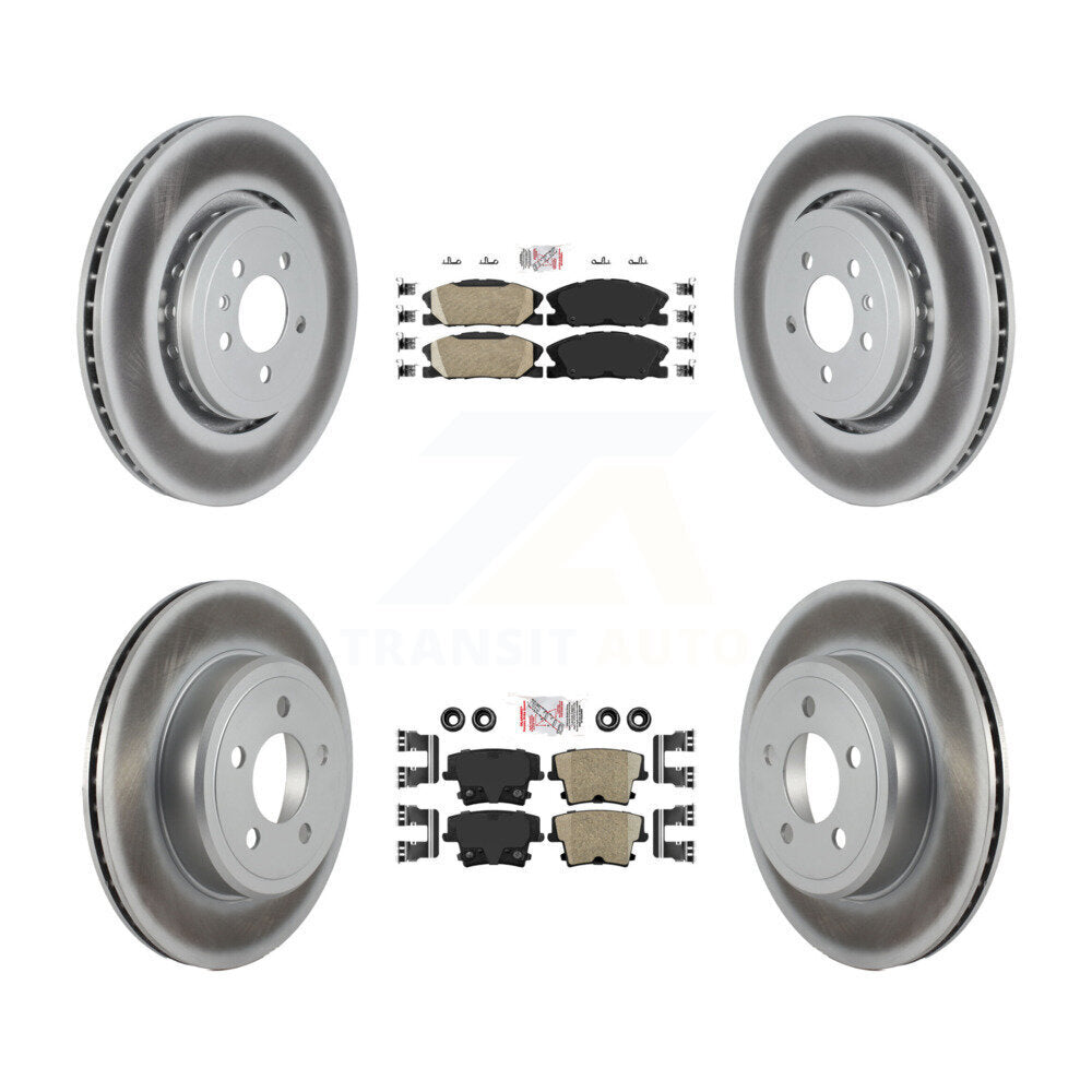 Transit Auto KGA-105975 Disc Brake Kit for 2017-2018 Dodge Charger - Front and Rear