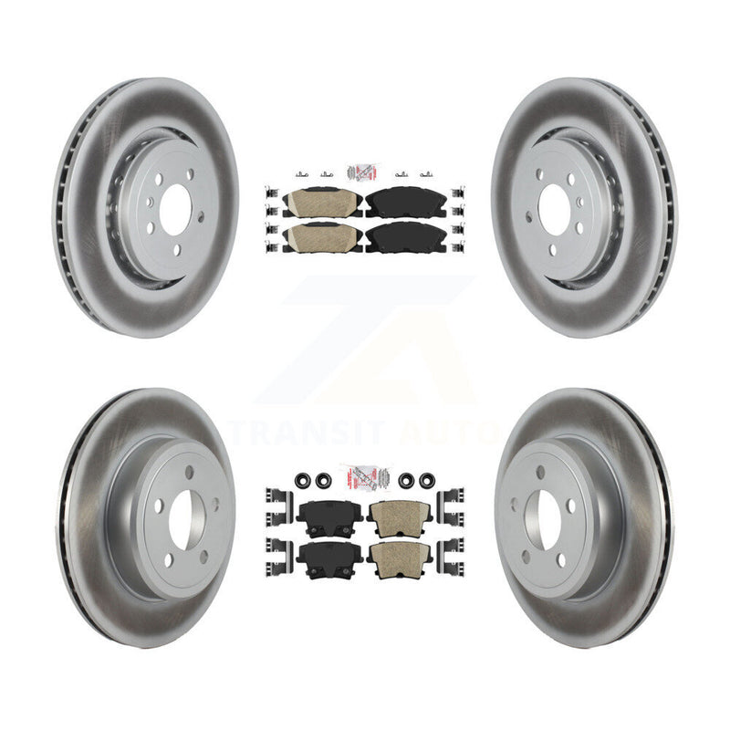 Transit Auto KGA-105975 Disc Brake Kit for 2017-2018 Dodge Charger - Front and Rear