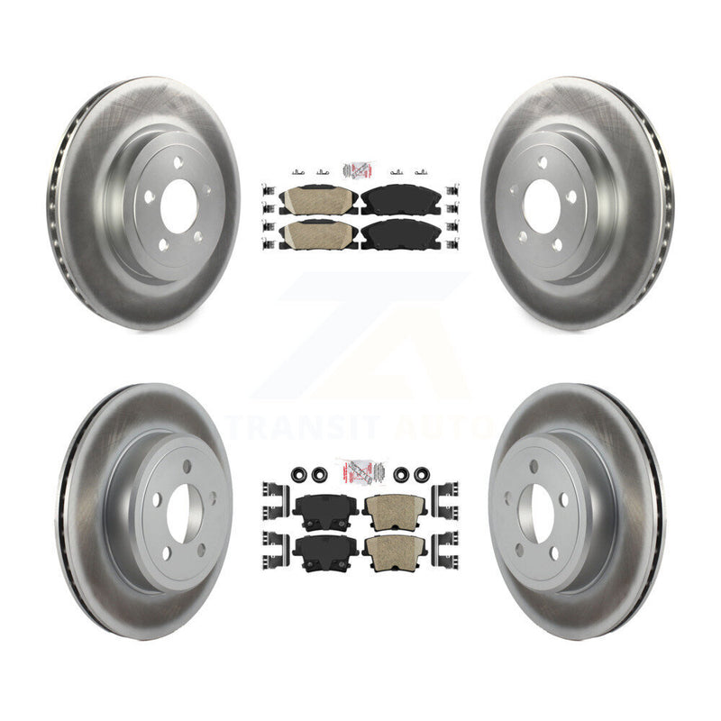 Transit Auto KGA-105976 Disc Brake Kit for 2017-2018 Dodge Charger - Front and Rear