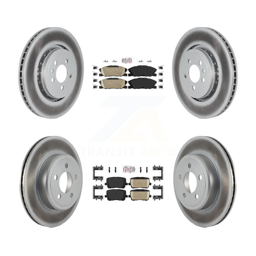 Transit Auto KGA-105977 Disc Brake Kit for 2017-2018 Dodge Charger - Front and Rear