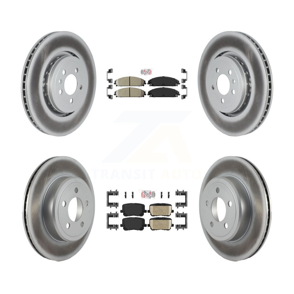 Transit Auto KGA-105978 Disc Brake Kit for 2017-2018 Dodge Charger - Front and Rear