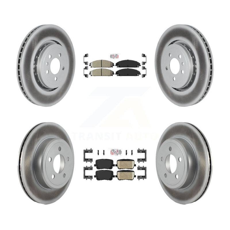 Transit Auto KGA-105978 Disc Brake Kit for 2017-2018 Dodge Charger - Front and Rear