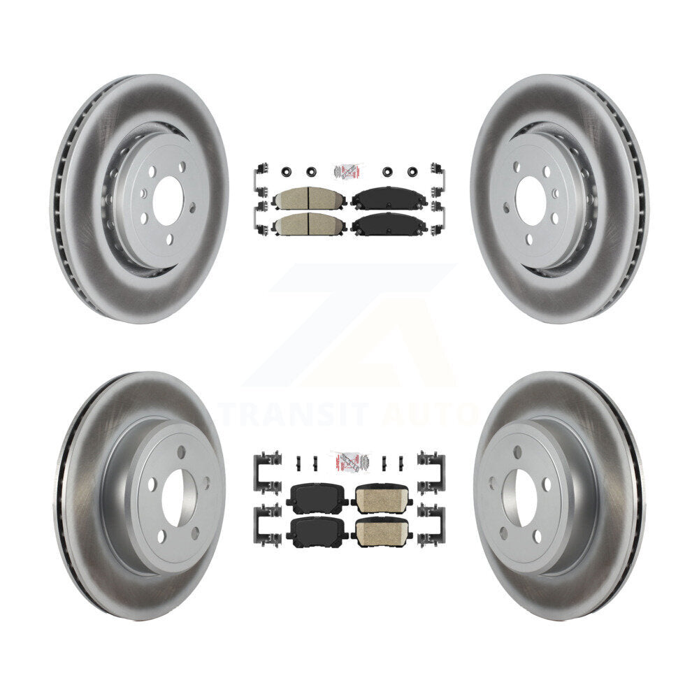 Transit Auto KGA-105979 Disc Brake Kit for 2017-2018 Dodge Charger - Front and Rear