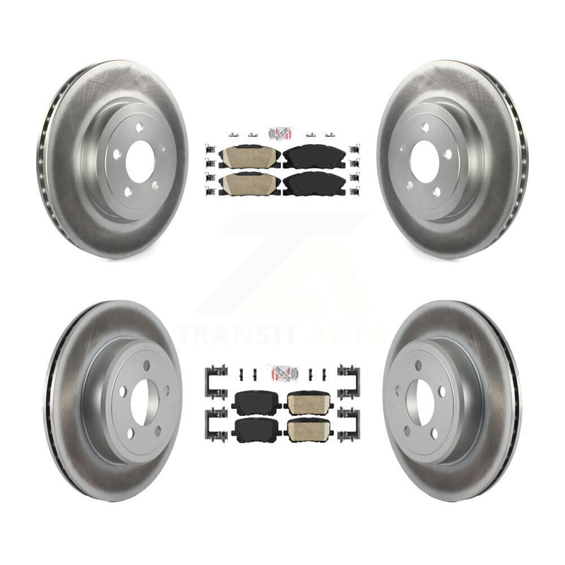 Transit Auto KGA-105980 Disc Brake Kit for 2017-2018 Dodge Charger - Front and Rear