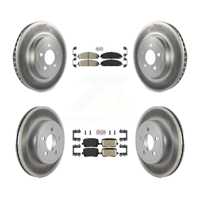 Transit Auto KGA-105981 Disc Brake Kit for 2017-2018 Dodge Charger - Front and Rear