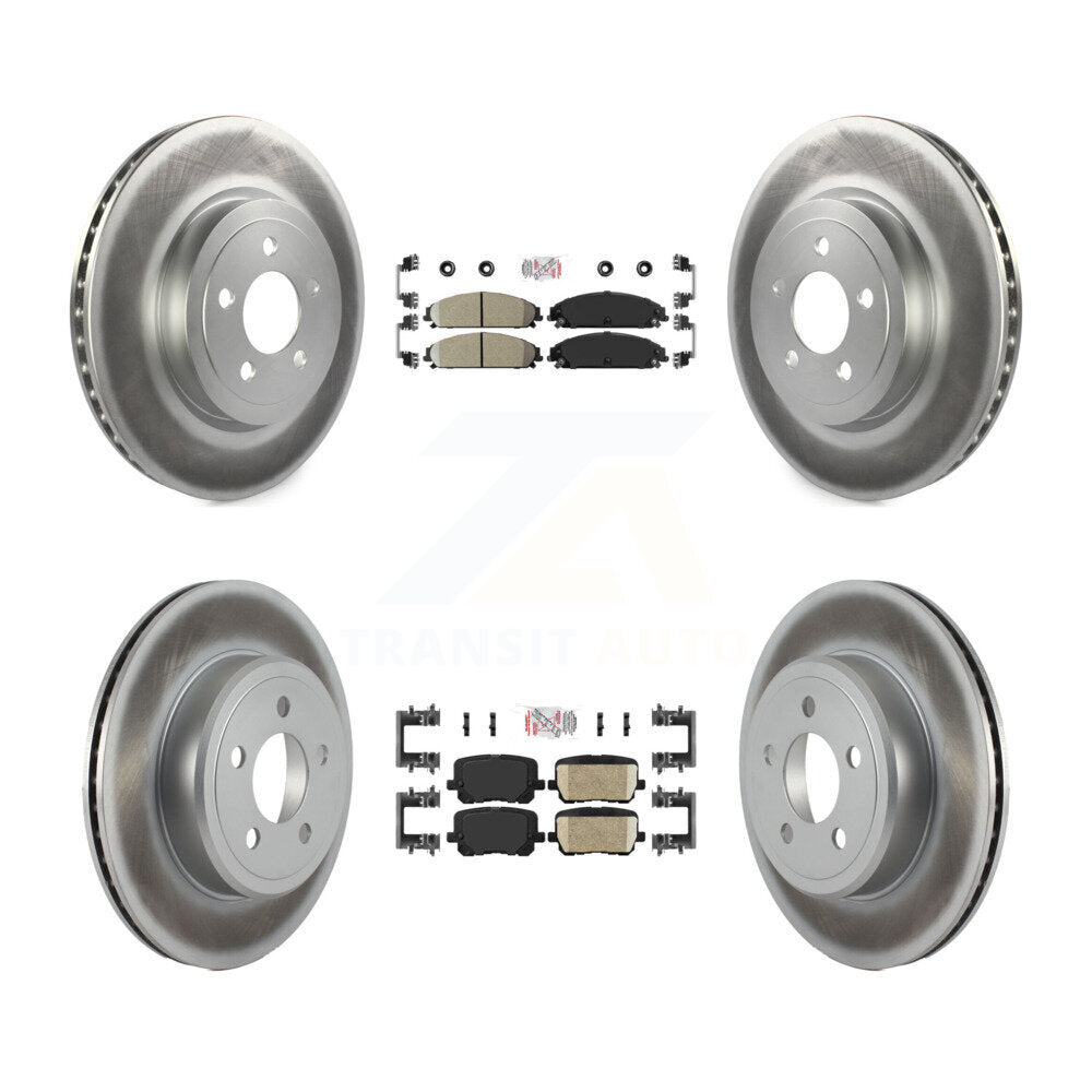 Transit Auto KGA-105982 Disc Brake Kit for 2017-2018 Dodge Charger - Front and Rear