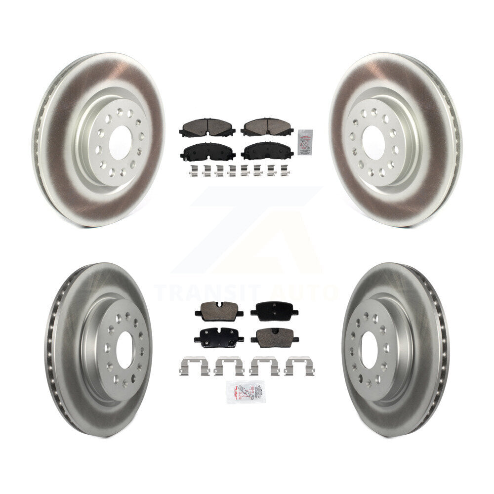 Transit Auto KGA-105992 Disc Brake Kit for 2021 Buick Enclave, Cadillac XT5, Cadillac XT6 - Front and Rear