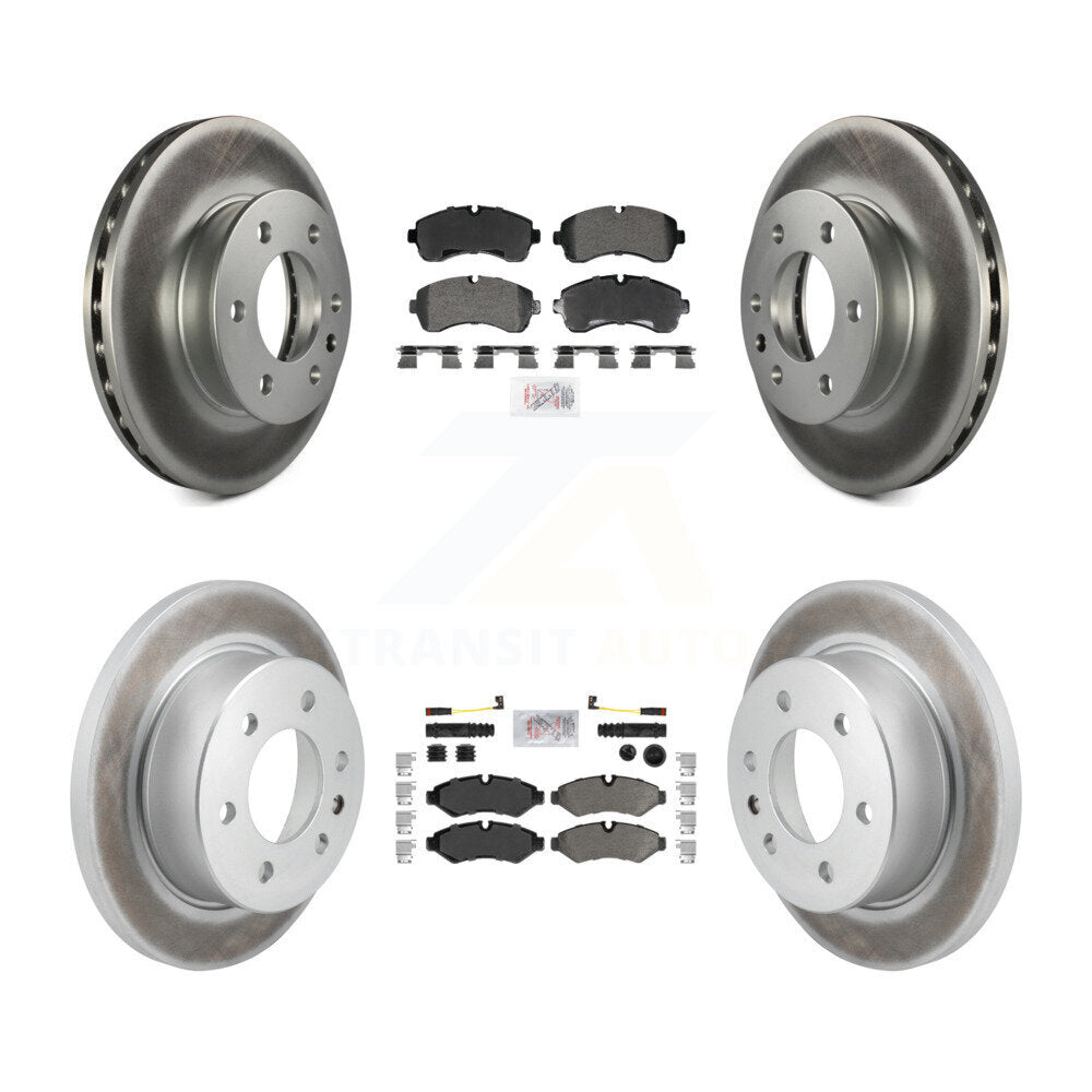 Transit Auto KGA-105998 Disc Brake Kit for 2019-2024 Mercedes-Benz Sprinter 3500, Freightliner Sprinter 2500 and More - Front and Rear