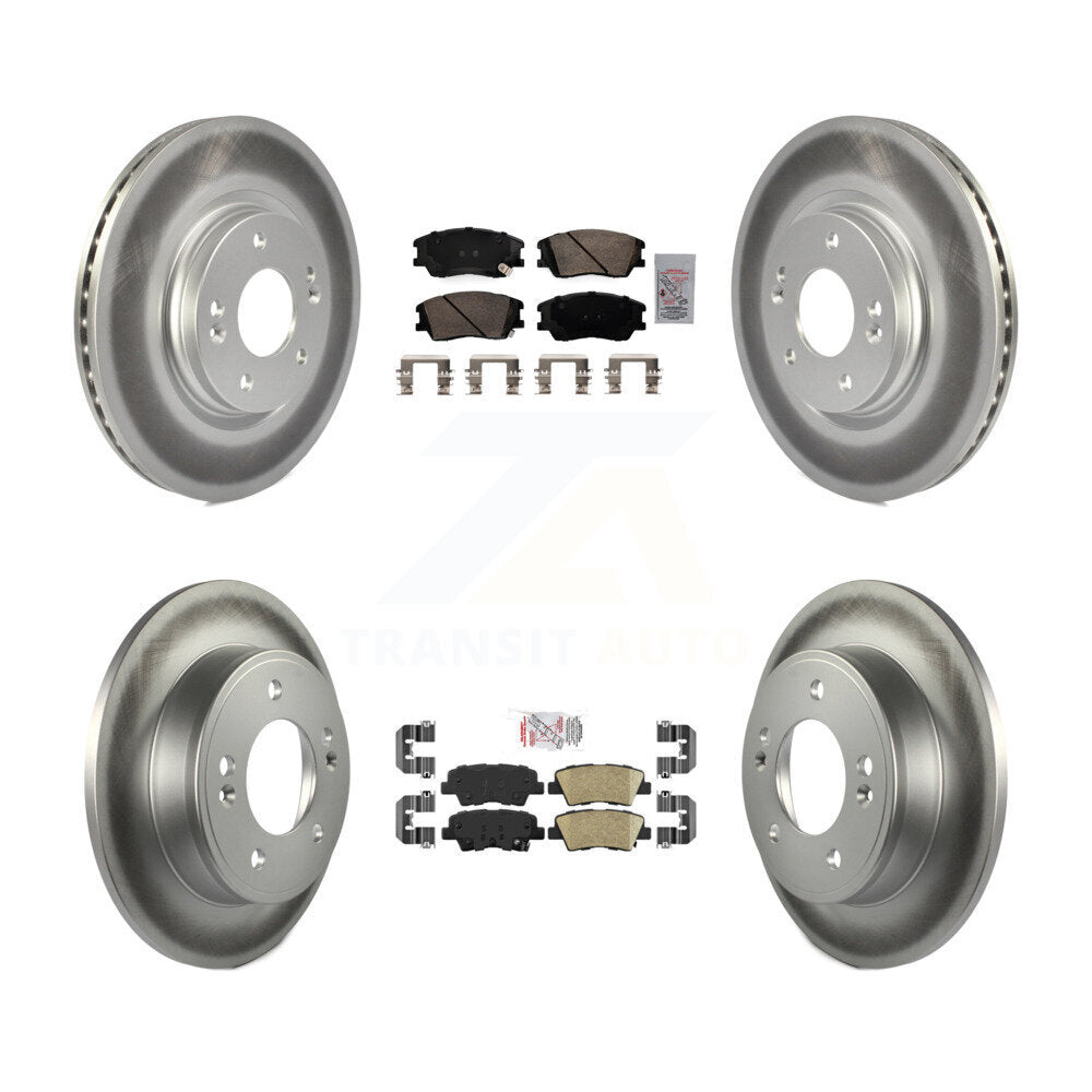 Transit Auto KGA-106000 Disc Brake Kit for 2017-2019 Kia Soul - Front and Rear