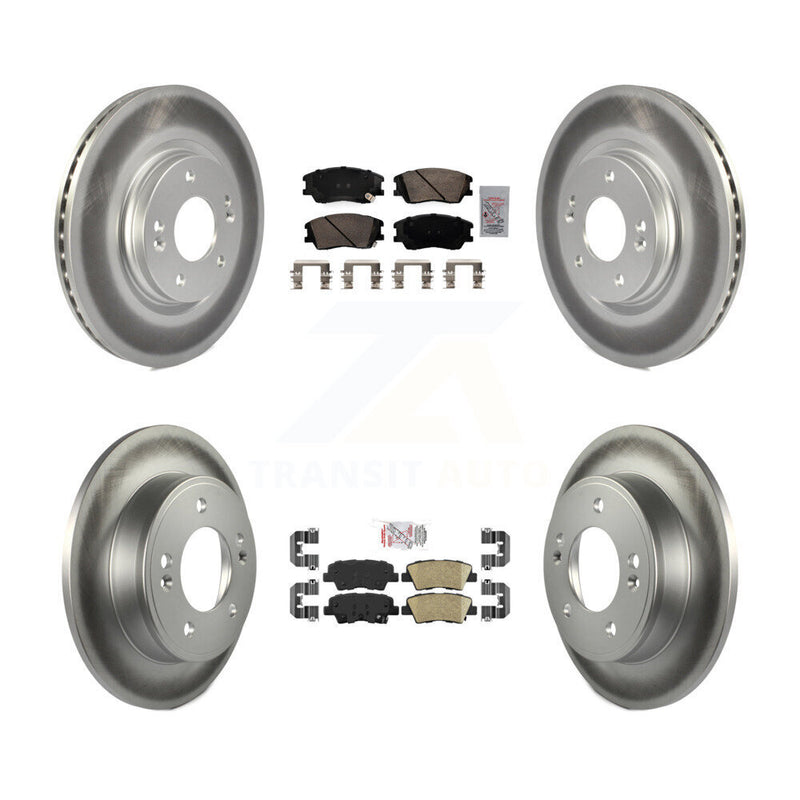 Transit Auto KGA-106000 Disc Brake Kit for 2017-2019 Kia Soul - Front and Rear