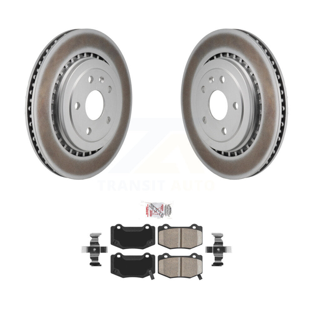 Transit Auto KGA-106048 Disc Brake Kit for 2016-2021 Chevrolet Camaro, Cadillac ATS - Rear