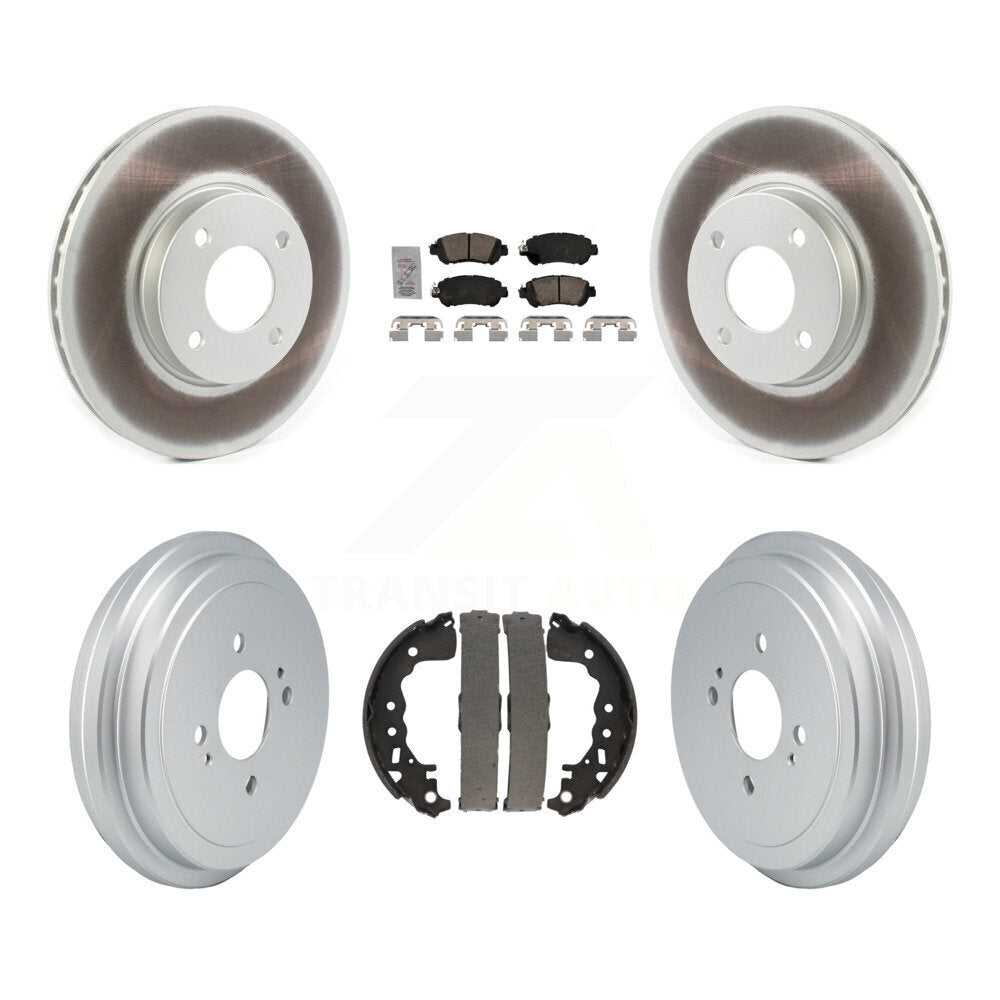 Transit Auto KGA-106057 Disc Brake Kit for 2018-2021 Nissan Kicks, Nissan Versa - Front and Rear