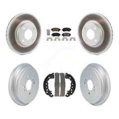Transit Auto KGA-106057 Disc Brake Kit for 2018-2021 Nissan Kicks, Nissan Versa - Front and Rear