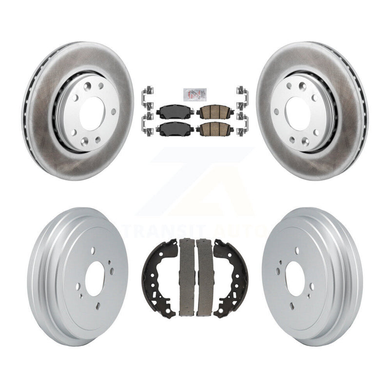 Transit Auto KGA-106058 Disc Brake Kit for 2021 Nissan Kicks - Front and Rear