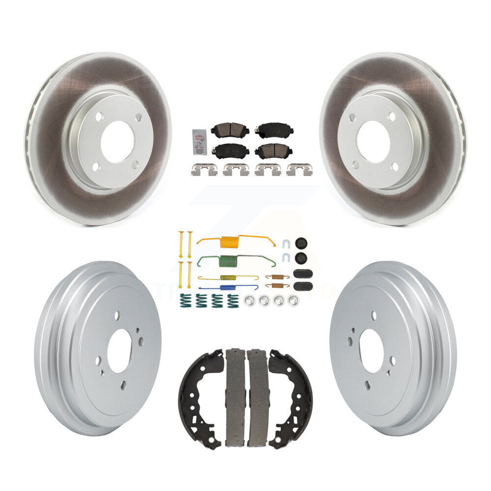 Transit Auto KGA-106060 Disc Brake Kit for 2018-2021 Nissan Kicks, Nissan Versa - Front and Rear