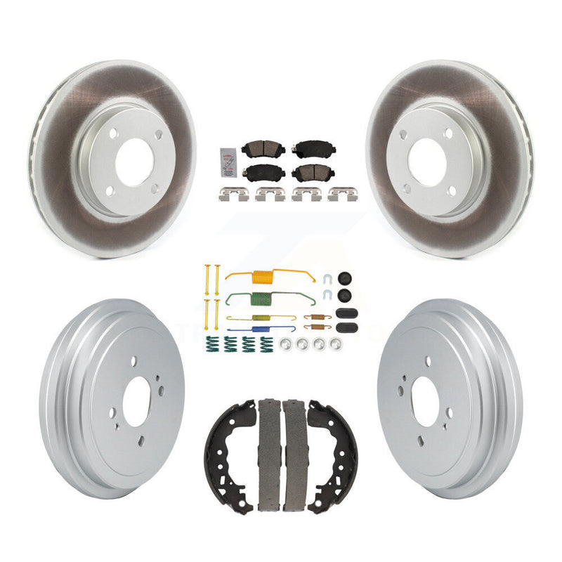 Transit Auto KGA-106060 Disc Brake Kit for 2018-2021 Nissan Kicks, Nissan Versa - Front and Rear