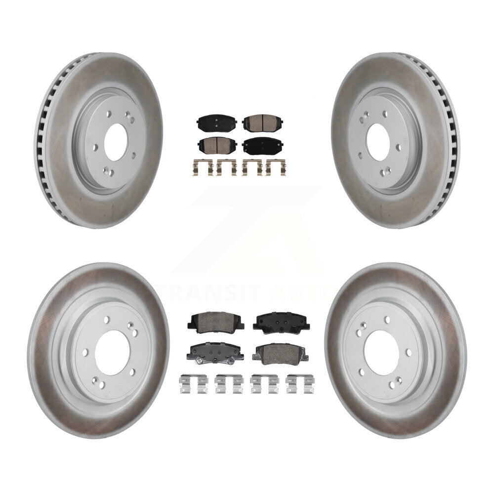 Transit Auto KGA-106065 Disc Brake Kit for 2022-2024 Kia Sportage, Hyundai Tucson - Front and Rear