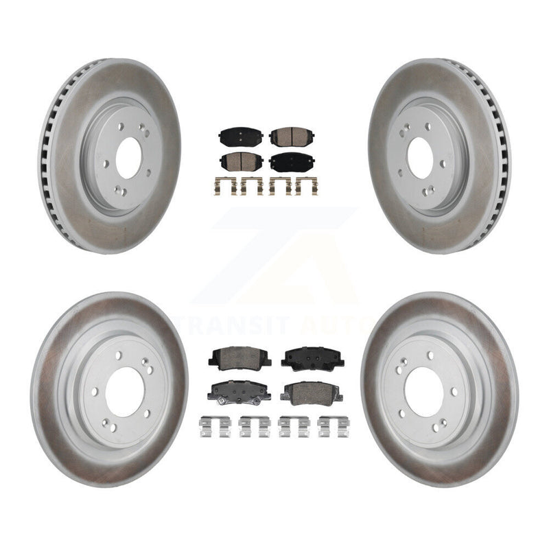 Transit Auto KGA-106065 Disc Brake Kit for 2022-2024 Kia Sportage, Hyundai Tucson - Front and Rear