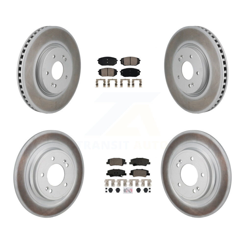 Transit Auto KGA-106066 Disc Brake Kit for 2022-2024 Kia Sportage, Hyundai Tucson - Front and Rear