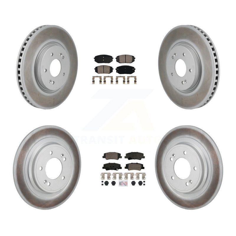 Transit Auto KGA-106066 Disc Brake Kit for 2022-2024 Kia Sportage, Hyundai Tucson - Front and Rear