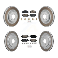 Transit Auto KGA-106067 Disc Brake Kit for 2021-2023 Hyundai Santa Fe, Kia Sorento - Front and Rear