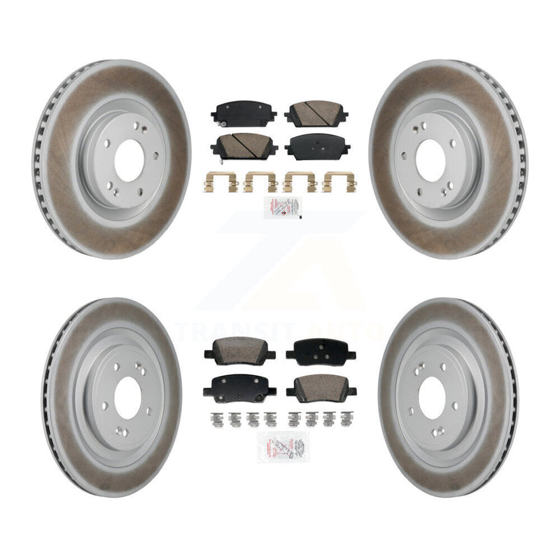 Transit Auto KGA-106067 Disc Brake Kit for 2021-2023 Hyundai Santa Fe, Kia Sorento - Front and Rear