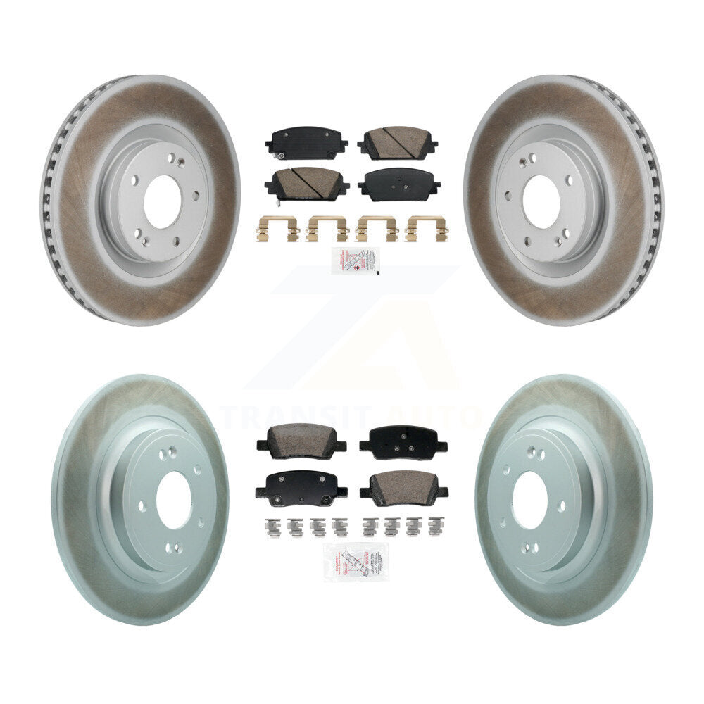 Transit Auto KGA-106068 Disc Brake Kit for 2021-2023 Hyundai Santa Fe, Kia Sorento - Front and Rear