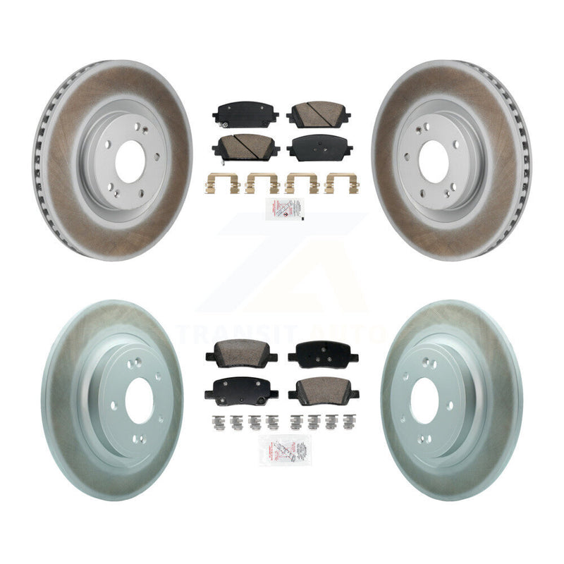 Transit Auto KGA-106068 Disc Brake Kit for 2021-2023 Hyundai Santa Fe, Kia Sorento - Front and Rear