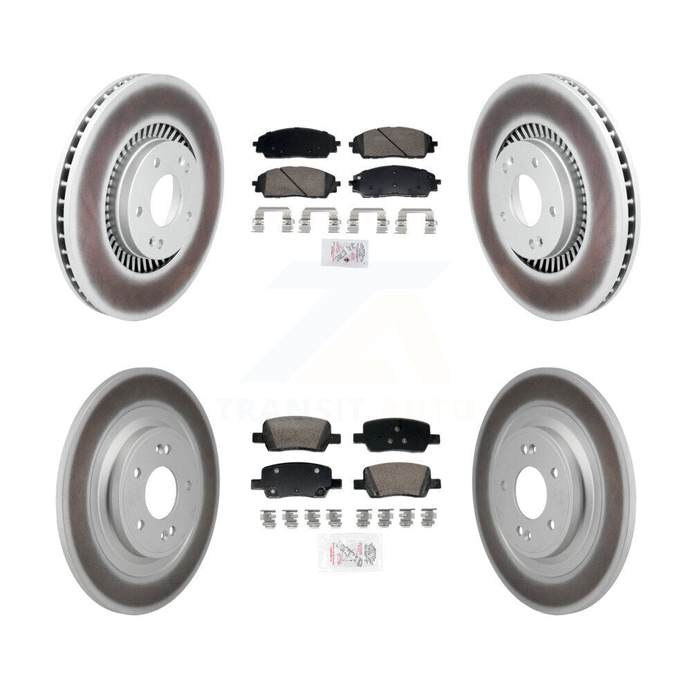 Transit Auto KGA-106069 Disc Brake Kit for 2022-2023 Kia Carnival - Front and Rear