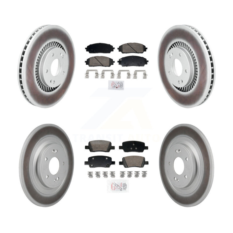 Transit Auto KGA-106069 Disc Brake Kit for 2022-2023 Kia Carnival - Front and Rear