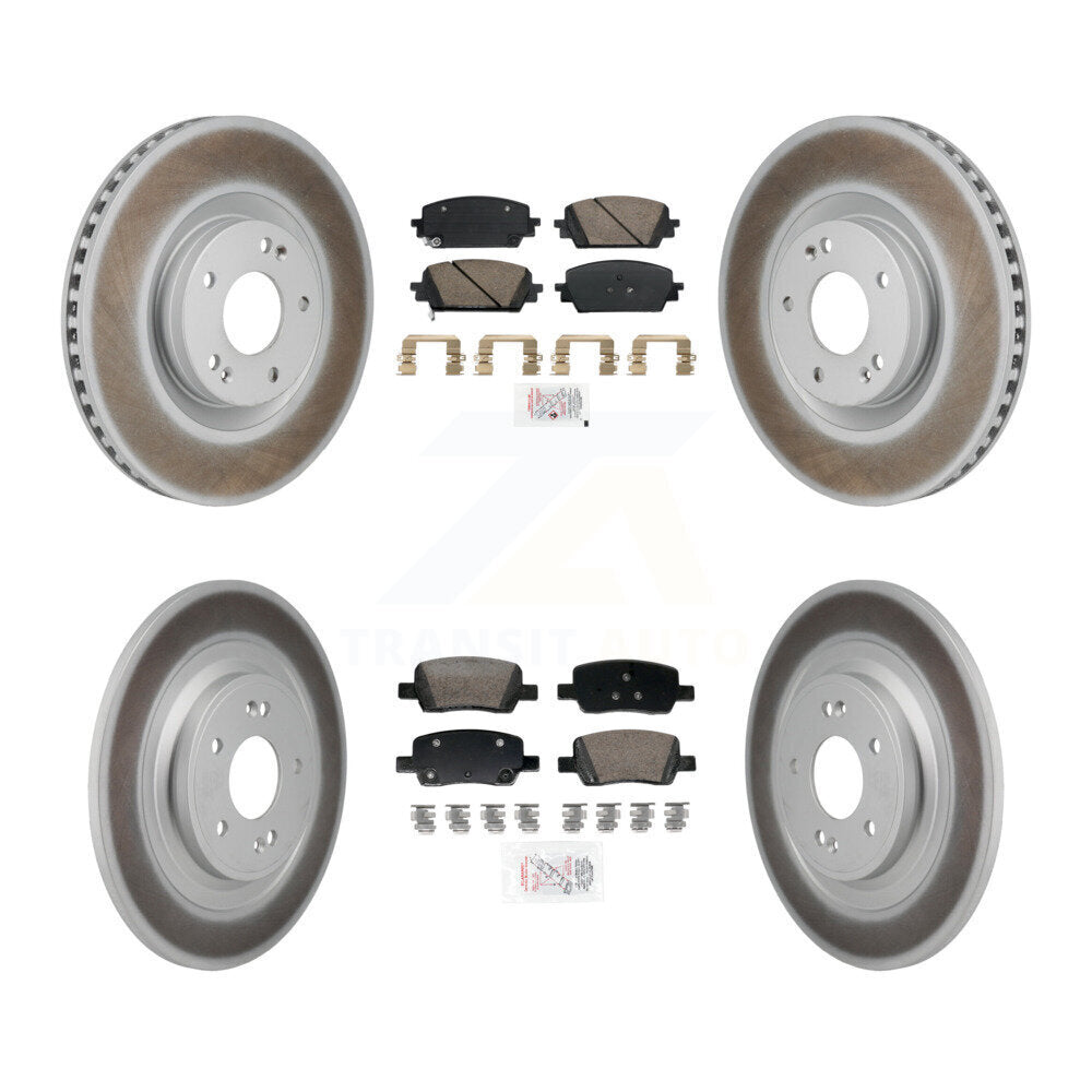Transit Auto KGA-106070 Disc Brake Kit for 2022-2023 Hyundai Santa Cruz - Front and Rear