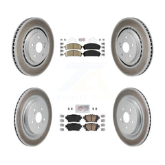 Transit Auto KGA-106090 Disc Brake Kit for 2020-2022 Toyota Highlander - Front and Rear