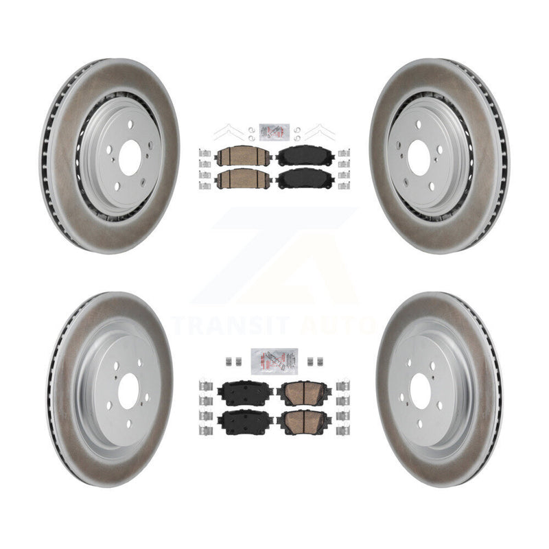 Transit Auto KGA-106092 Disc Brake Kit for 2020-2023 Toyota Highlander - Front and Rear