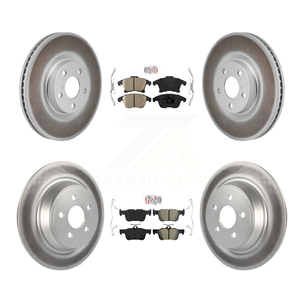 Transit Auto KGA-106100 Disc Brake Kit for 2017-2020 Lincoln MKZ - Front and Rear