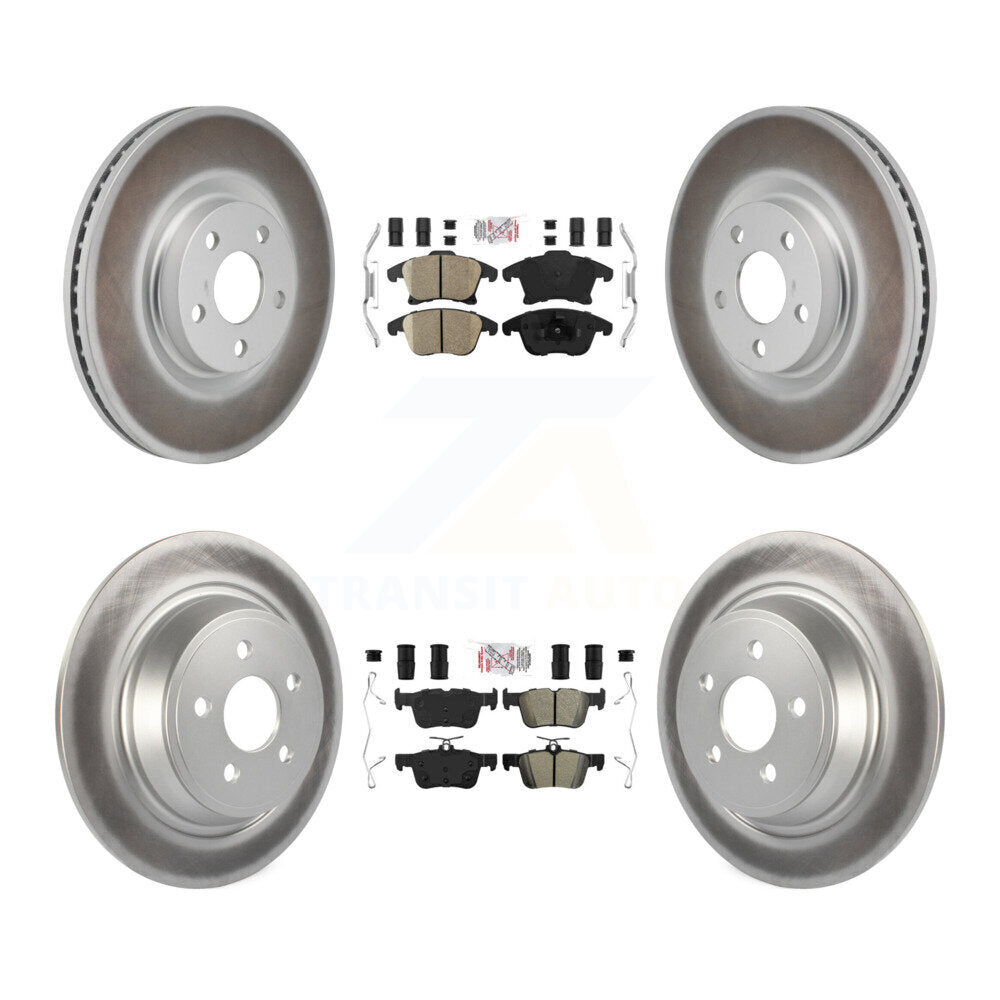 Transit Auto KGA-106101 Disc Brake Kit for 2017-2020 Lincoln MKZ - Front and Rear