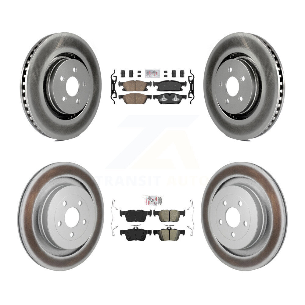 Transit Auto KGA-106103 Disc Brake Kit for 2019-2023 Lincoln Nautilus - Front and Rear