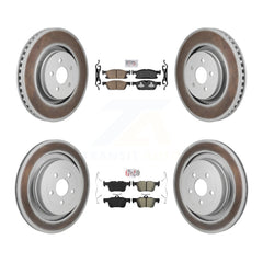 Transit Auto KGA-106106 Disc Brake Kit for 2019 Ford Edge - Front and Rear