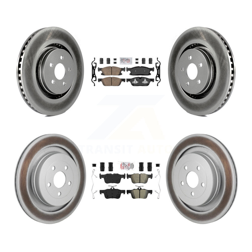 Transit Auto KGA-106107 Disc Brake Kit for 2019-2023 Lincoln Nautilus - Front and Rear