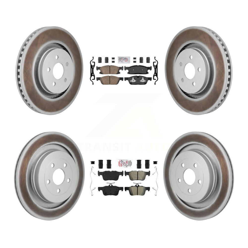 Transit Auto KGA-106109 Disc Brake Kit for 2019 Ford Edge - Front and Rear